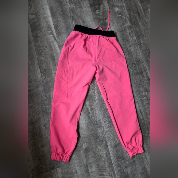 Stylish Pink Women's Jogger Scrub Pants Small Petite - Picture 7 of 7